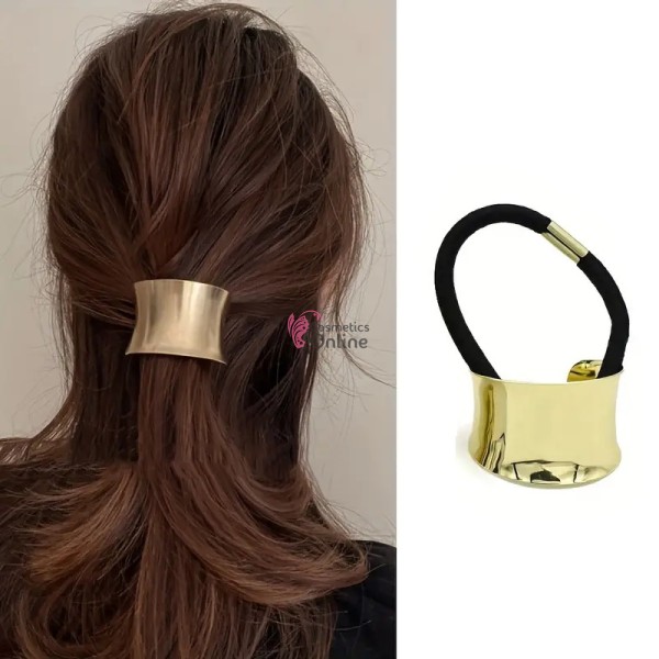 Inel pentru prins parul din metal model DMX01MM Auriu